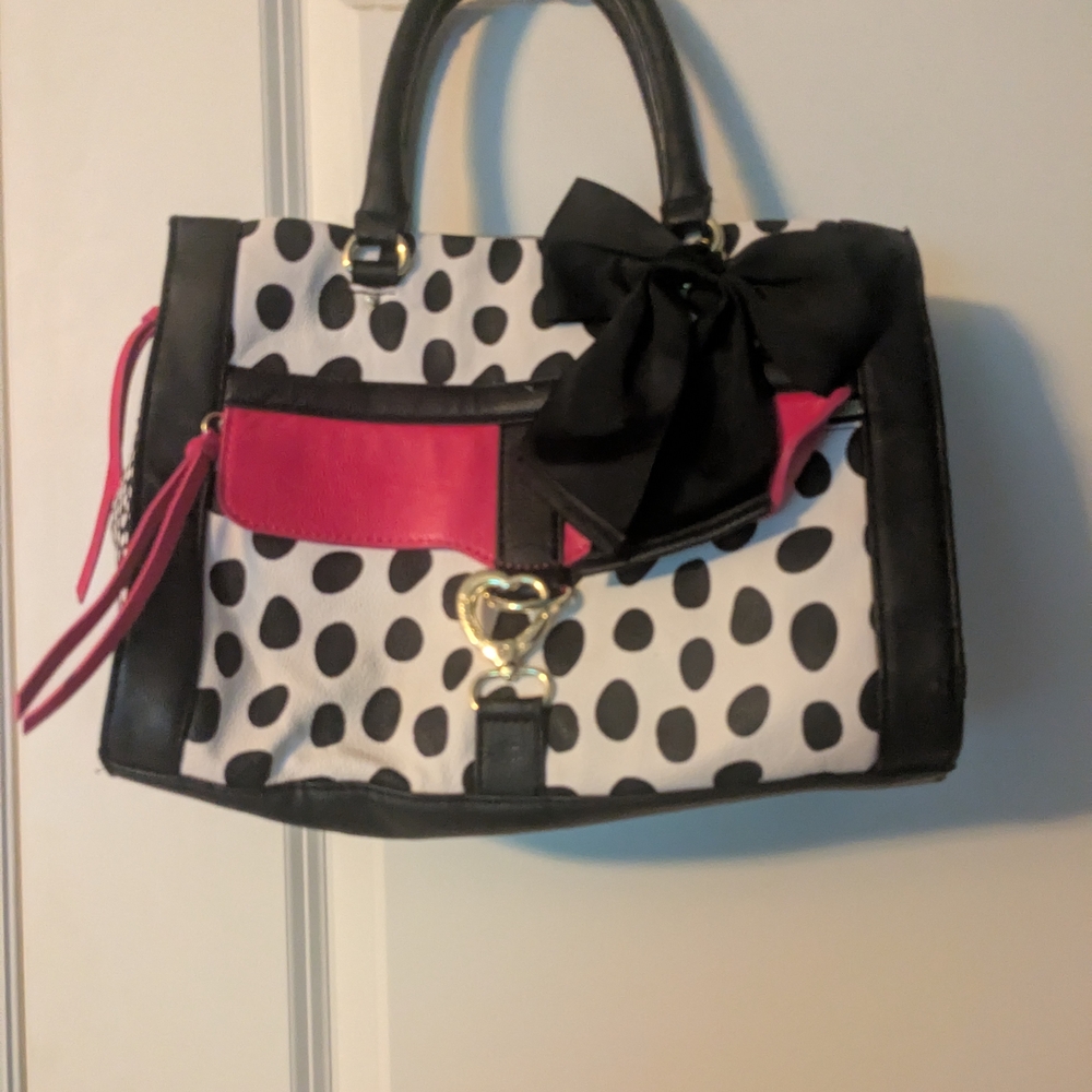 Betsy Johnson polka Dot bag